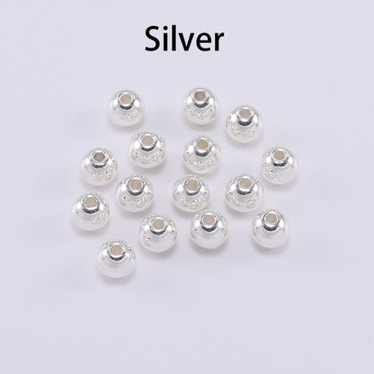 Round CCB Spacer Bead Seed, 30-100pcs