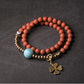 Bracelet de perles de pierre de jaspe amazonite