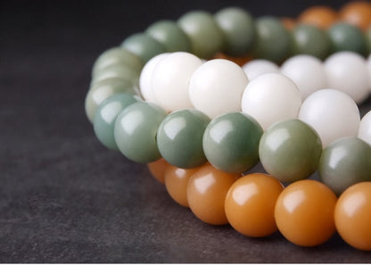 Three Colors Natural Bodhi Seed Bracelet