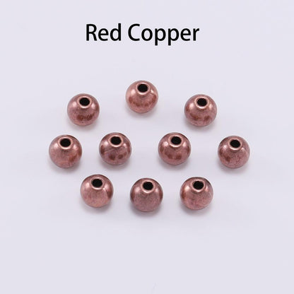 Round CCB Spacer Bead Seed, 30-100pcs