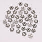 Capuchons de perles en fleur de prunier sculptées de 8,5 mm, 100 pièces