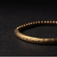Faced Black Onyx Tibetan Bead Bracelet