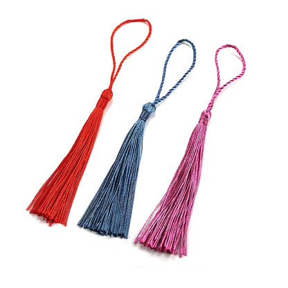 10-30Pcs 70mm Hanging Rope Silk Tassel Pendants