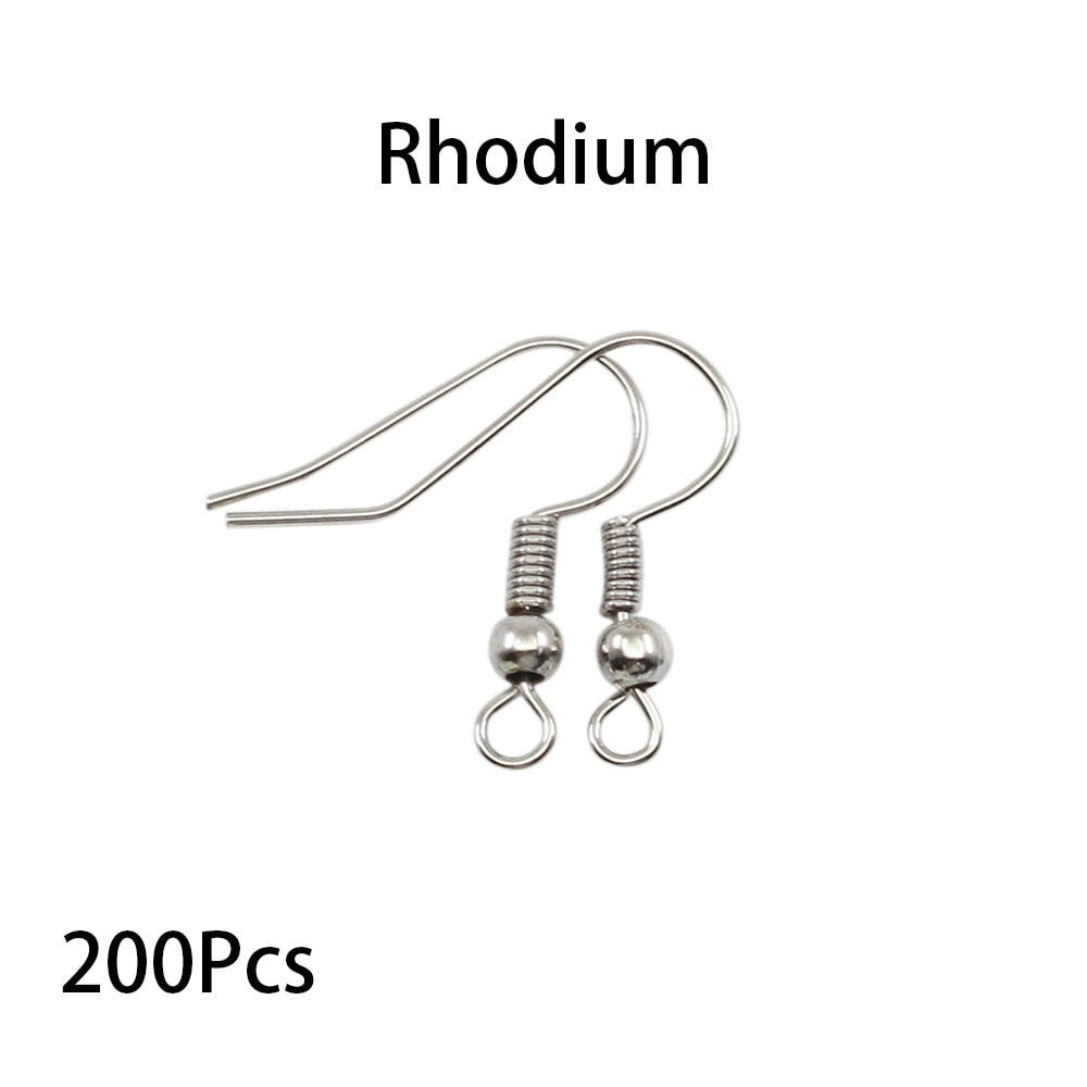 20x17mm Earring Findings Ear Clasps Hooks, 100-200pcs
