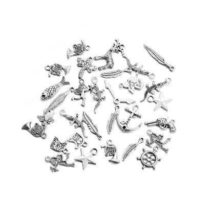 30-100Pcs Mixed Styles Pendants