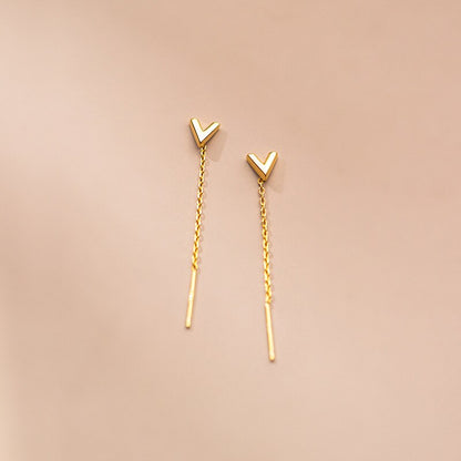 Victory Tassel Drop Earrings