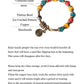 Azure Stone, Coloured Glass Beads Bracelet
