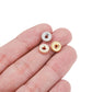 200 pièces de perles rondelles en plastique CCB