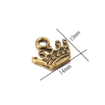 20pcs 13x14mm Tibetan Charms Crown Pendants