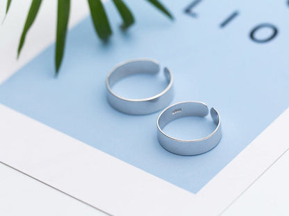 Bague en argent pour amoureux minimalistes