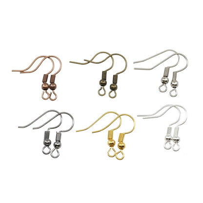 20x17mm Earring Findings Ear Clasps Hooks, 100-200pcs