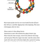 Murano Glass Beads Stretch Bracelet