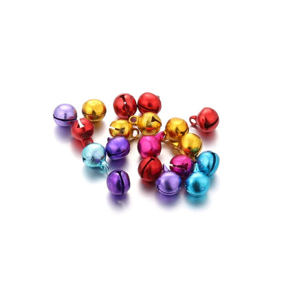 Jingle Bells Aluminum Loose Beads, 20-150Pcs