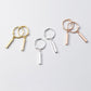 Geometric Rectangle Stick Fashion Hoop Earrings
