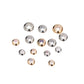 10pcs Oblate Epoxy Resin CCB Beads with Silicone