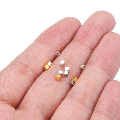 Cube Spacer Beads, 100pcs