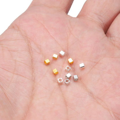 Cube Spacer Beads, 100pcs