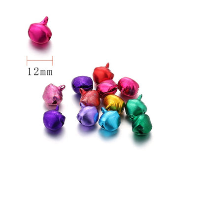 Jingle Bells Aluminum Loose Beads, 20-150Pcs