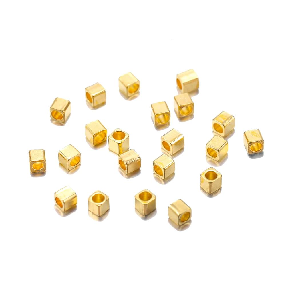 Cube Spacer Beads, 100pcs