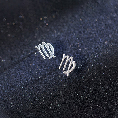 Twelve Constellations Stud Earrings