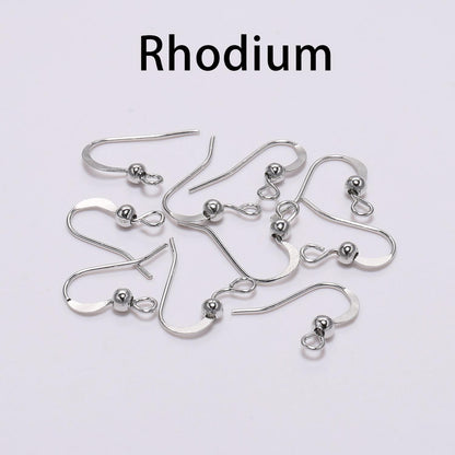 100Pcs - 19x18mm Earring Hooks Twist  Ear Hook