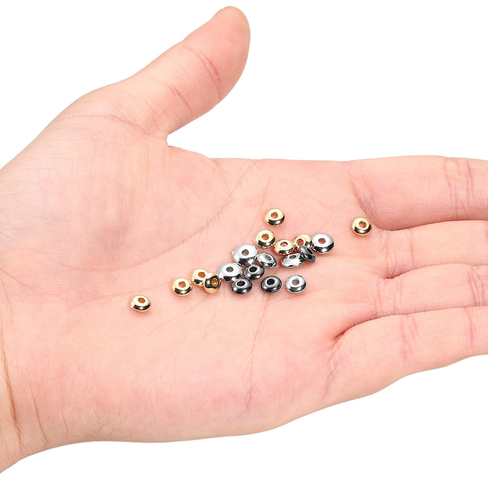 200 à 400 perles d'espacement CCB rondelles, 5 à 6 mm.