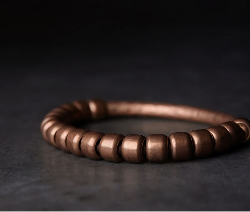 Vintage Hammered Pure Copper Bracelet