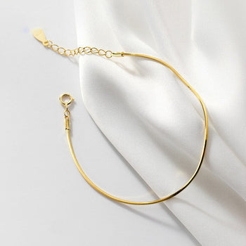 Gold Color Snake Chain Bracelet