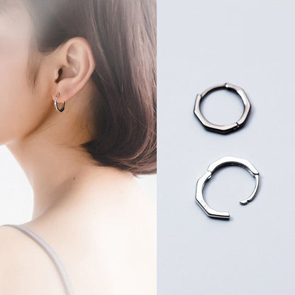 Classic Geometric Fashion Hoop Earrings