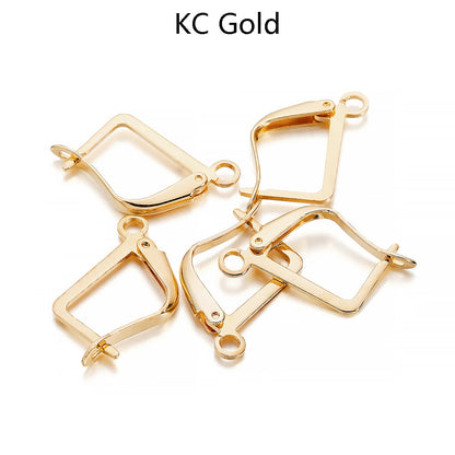 French Lever Back Earring Hooks, 50pcs