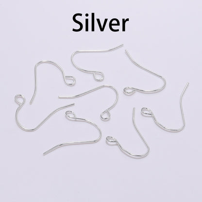 100Pcs - 19x18mm Earring Hooks Twist  Ear Hook