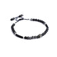 Onyx and Black Obsidian Knots Bracelet