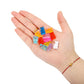 Transparent Cartoon Candy Bear Charm Pendants, 10Pcs