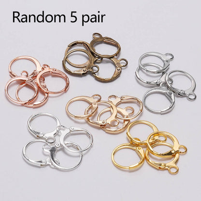 14x12mm French Lever Earring Hooks, 20pcs