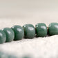 Natürliches grünes Bodhi-Samen-Armband mit Messing-Metallperlen