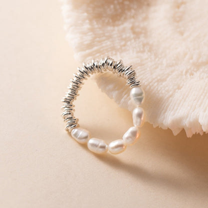 Exquisite Baroque Pearl Ring