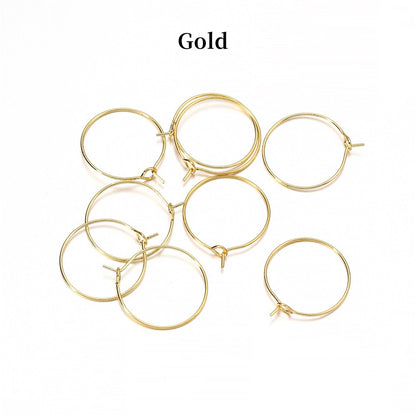 20-35mm Big Circle Hoops Earrings