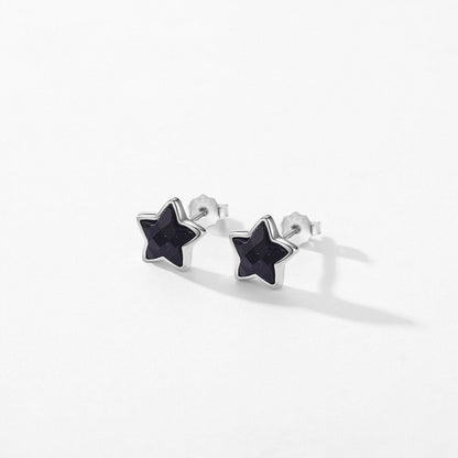 Aventurine Stars Stud Earrings