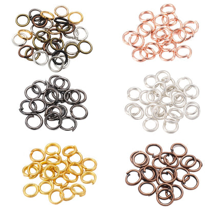 50-200pcs 4-20mm Jump Rings