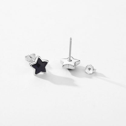 Aventurine Stars Stud Earrings