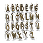 26Pcs 7X16mm Alloy Alphabet A-Z Letter Charms Pendants