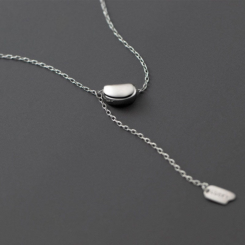 Lucky Letter Long Chain Pendant Necklace