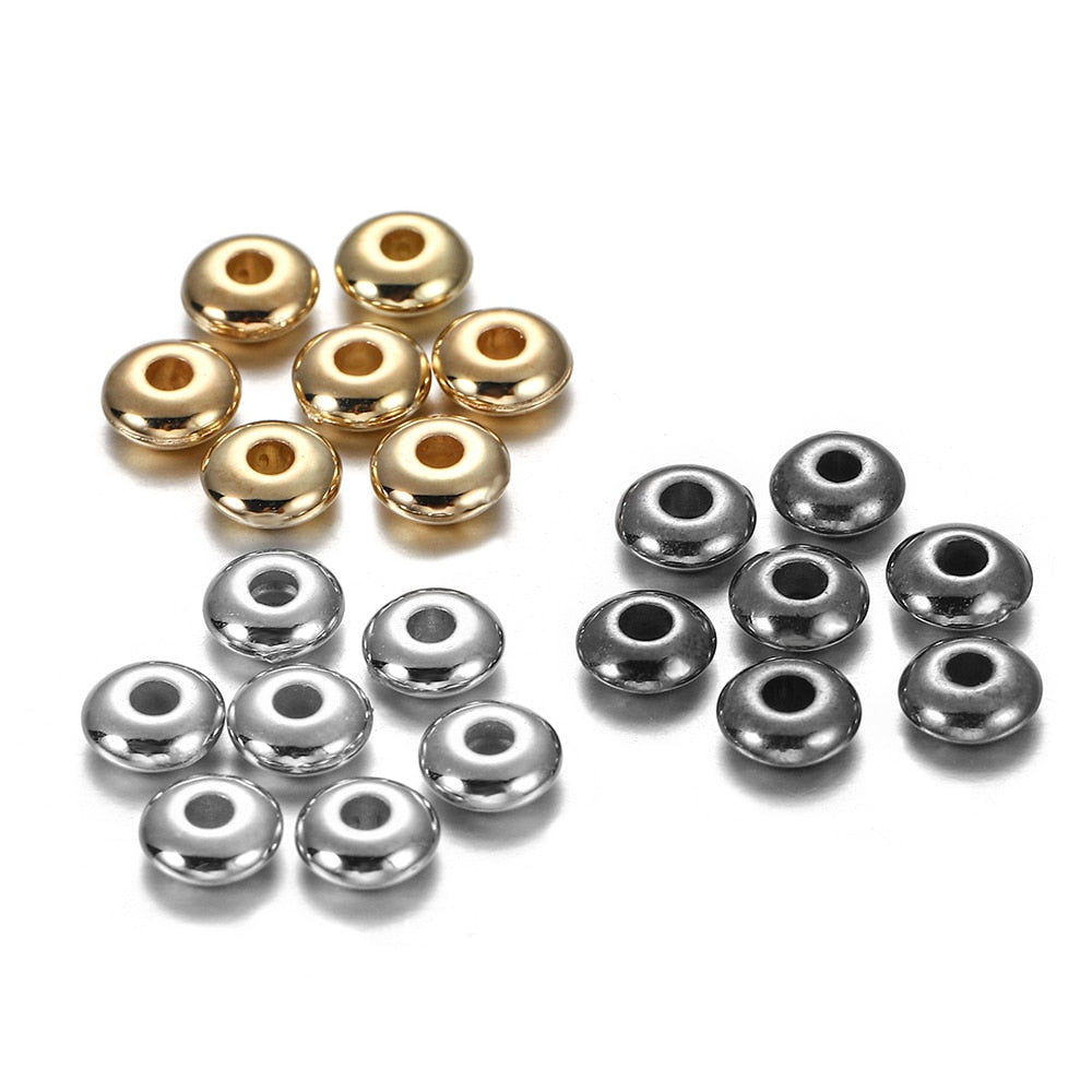 200 à 400 perles d'espacement CCB rondelles, 5 à 6 mm.