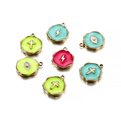 Cute Cartoon Pendant, 5Pcs