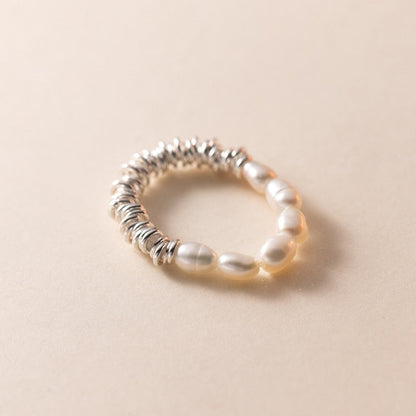 Exquisite Baroque Pearl Ring