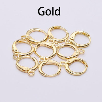 French Lever Earring Hooks 14x12mm, 20pcs