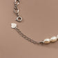Baroque Pearl Chain Link Bracelet