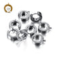 Stainless Steel Earring Hooks with Round Ear Post & Jump Ring, 10pcs