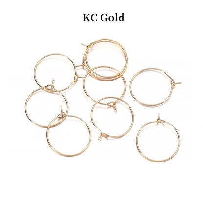 20-35mm Big Circle Hoops Earrings