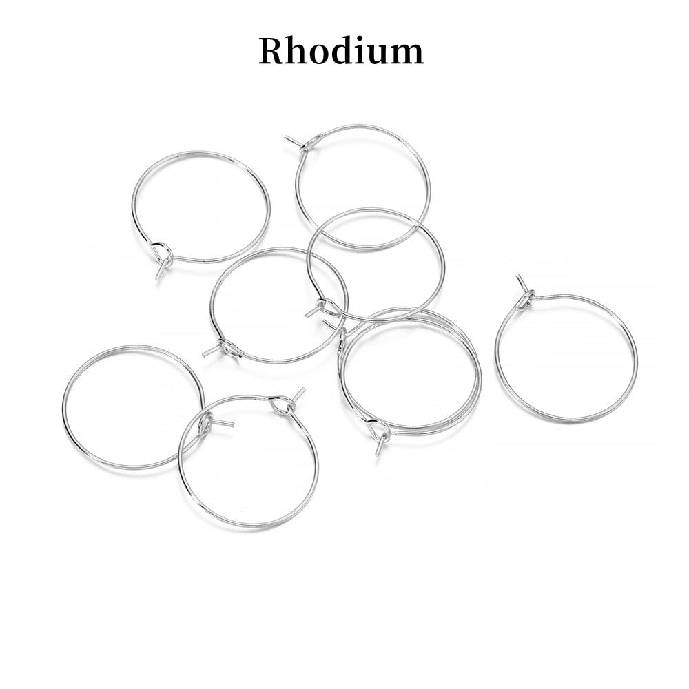 20-35mm Big Circle Hoops Earrings
